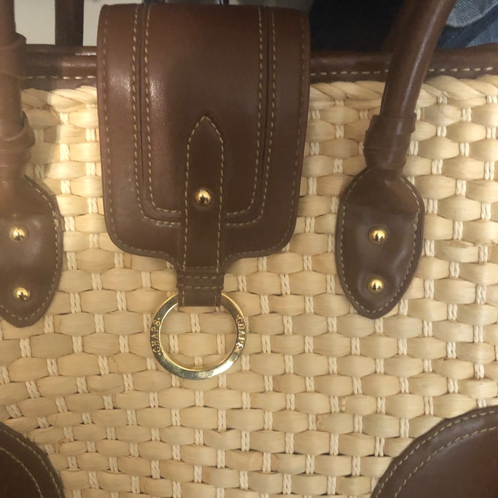 Vintage Chaps Wicker Purse - Picture 3 of 9
